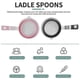 thumbnail image 5 of 2 Pack Foldable Water Ladle, Collapsible Water Scoop Dipper, Folding Bath Spoon Ladle, Space Saving, 5 of 5