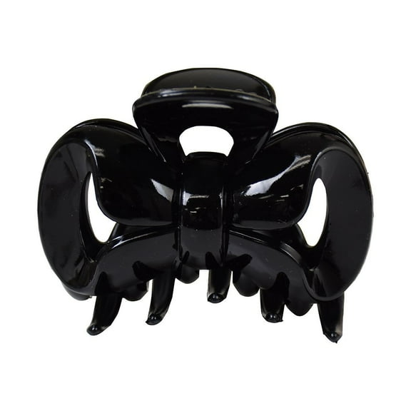 Motique Accessories 3.5 inch Bow Jaw Clip Hair Claw - Black