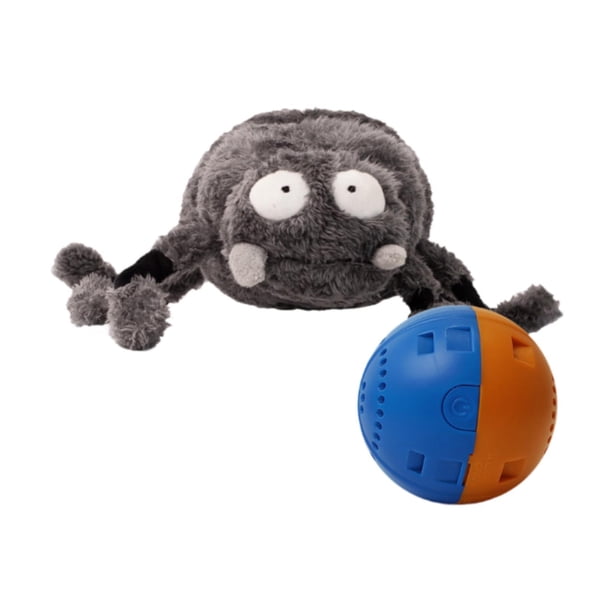 Juguete interactivo para perros que rebota, juguetes de peluche para perros con sonido, pelota saltarina lavable, juguete interactivo para perros, Araña