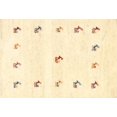 thumbnail image 1 of Ahgly Company Machine Washable Indoor Rectangle Contemporary Gold Area Rugs, 7' x 9', 1 of 7