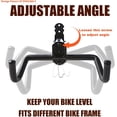 thumbnail image 6 of Bike Wall Mount Hanger - Horizontal Bicycle Indoor Storage Rack | Cycling Wall Mounted Holder Hook - Hang Your Road, Mountain or Hybrid Bikes in Garage or Home, 6 of 7
