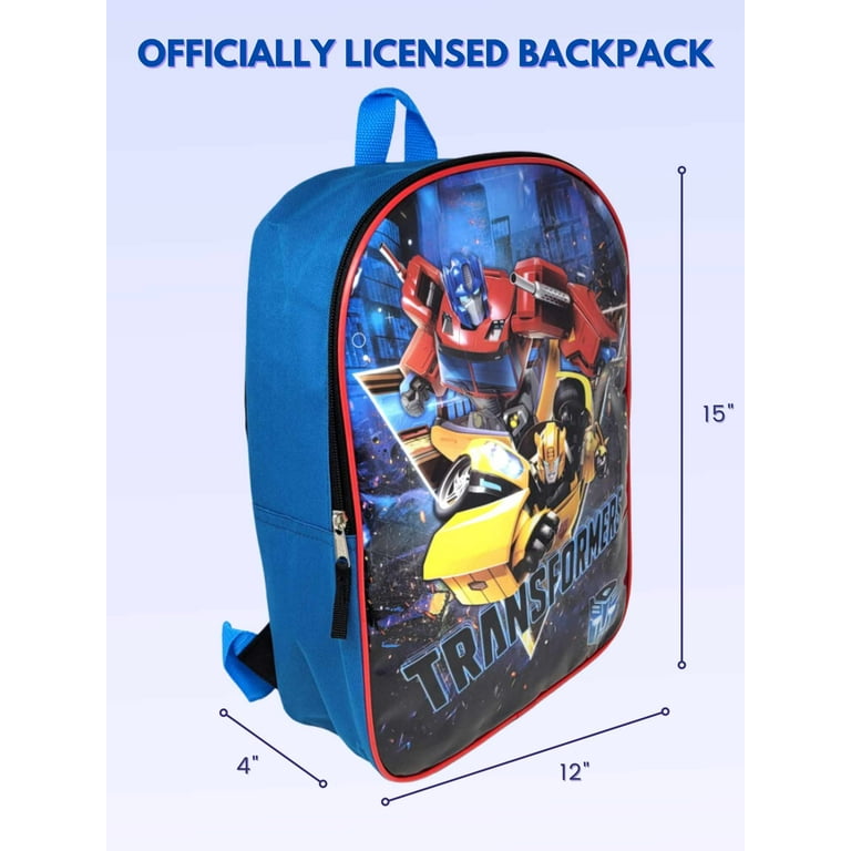 Transformers Backpack 15 Optimus Prime Bumblebee Autobots Kids Boys School Bag