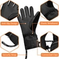 thumbnail image 5 of SUN CUBE Ski Gloves Men Women, Snow Gloves Waterproof Breathable Windproof, Winter Gloves Snowboard Snowboarding Skiing Gear, Insulated Thermal Warm Outdoor Snowmobile Shoveling Hiking (Black Small), 5 of 7