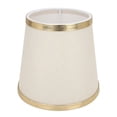 thumbnail image 5 of Gold Thread Edged Modern Fabric Lampshade for Table and Wall Lamps, 5 of 8