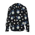 thumbnail image 3 of Kdxio Daisies Flowers Print Women Men Sun Protection UPF 50+ Jackets Zip Up Long Sleeve Hoodie Hiking Lightweight with Pockets, 3 of 8