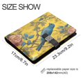 thumbnail image 3 of Leather Notebook with Pen Holder Writing Notepad Includes 100 Pages Lined Journal Bluebird Surrounded by Flowers, 3 of 6