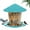 Blue, variant on Naipo Hanging Bird Feeders for Outside, Squirrel Proof, Easy to Fill Wild Bird Feeders, Attract a Variety of Hummingbird, Garden Yard Decoration, Blue, Plastic