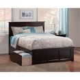 thumbnail image 5 of Leo & Lacey Madison Queen Platform Bed  & Storage Drawers in Espresso, 5 of 6