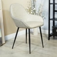 thumbnail image 2 of Piper Chair in Fog Gray Fabric with Black Frame, 2 of 6
