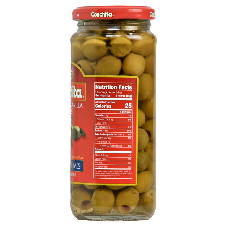 Conchita Foods Spanish Manzanilla Pitted Olives, 6 Oz Imported