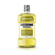 Listerine Original Oral Care Antiseptic Mouthwash with Germ-Killing Formula to Fight Bad Breath, Plaque and Gingivitis, 500 mL (Pack of 6)