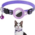 thumbnail image 1 of Collier Porte-Chat à Dégagement Rapide Bandes Réfléchissantes Collier Ajustable pour Chaton Collier Imperméable pour Clochette de Chat Étui pour Animal Collier, 1 of 6