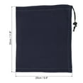 thumbnail image 2 of Unique Bargains Winter Neck Warmer, 2 Pack Drawstring Warm Face Scarf Windproof Neck Gaiter, Navy Blue, 2 of 7