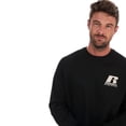 thumbnail image 5 of Men's Russell Athletic Crew Neck Sweatshirt in Black, 5 of 5