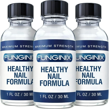 Funginix Healthy Nail Formula - Finger and Toe Fungus Treatment, Anti-Fungal Remedy, 3 Bottles