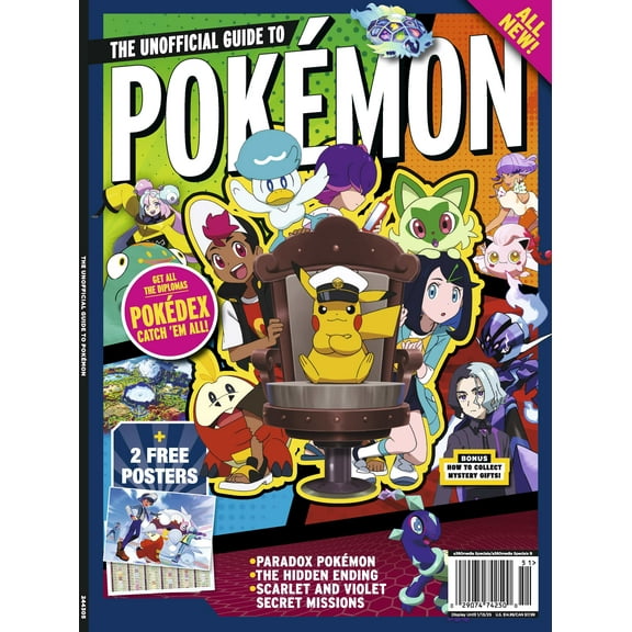 Pokémon - Scarlet And Violet Secret Missions, Complete Poké Ball List, Paradox Pokémon, The Hidden Ending, How To Collect Mystery Gifts, Navigate The Union Circle, Indigo Disk DLC 2 Free Posters!