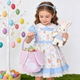 thumbnail image 7 of Extra Large Easter Baskets for Kids Egg Hunt Plush Bunny Basket with Handle Easter Decorations & Gifts for Boys Girls by PALIFEUR, 7 of 7