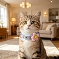 thumbnail image 1 of Outdor Reflective Cat Collar With Breakaway Buckle For Outdoor Use Adjustable Soft Nylon Necklace Lost Escape Proof, 1 of 4