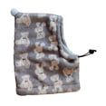 thumbnail image 3 of Gorro cálido para perro, cubierta para orejas, sudadera con capucha con orejas, gorro cálido con cordón para clima frío, disfraz de gorro de invierno oso, 3 of 9