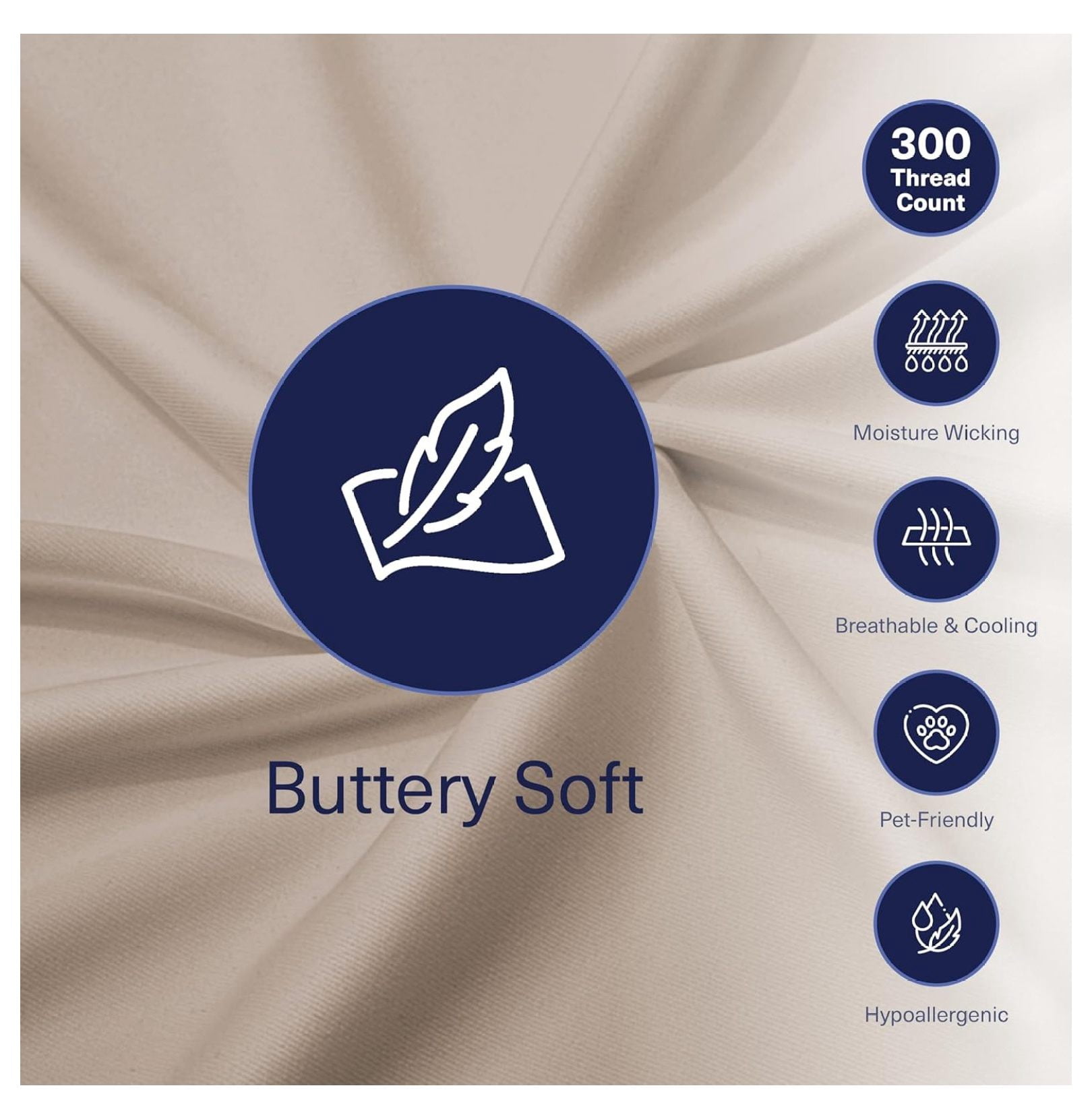 Kickoff Viscose Bamboo Fitted Sheet Queen Size, 100% Organic Cooling Sheets Fitted ONLY Viscose Bamboo Sheets Queen Size Bed Sheet for Hot , Extra Deep Pocket, 4 Corner Strap (Q, Iced Latte)