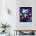 thumbnail image 3 of COMIO Punk Penguin Canvas Wall Art Funny Artwork Anime Painting Penguin Pilot Pictures on Canvas Wall Art for Office Decorations Living Room Bedroom and Kitchen Decor, 3 of 4