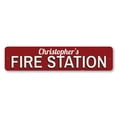 thumbnail image 2 of Fire Station Name Novelty Decor, Metal Wall Sign - 4x18 Inches, 2 of 4