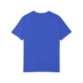 thumbnail image 3 of Delconic Womens Tops Summer Short Sleeve Ribbed Trim Crewneck T Shirts Spring Vacation Outfits Fashion Clothing Basic Tee Blue 2XL, 3 of 6