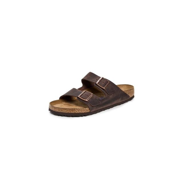 Sandalia Birkenstock Arizona Soft Footbed Habana Leather