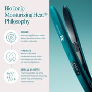 Bio Ionic Teal Tides 10X Styling Iron, 1 Inch Flat Iron with Sonic Vibrating Plates, Limited Edition