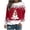 Red, variant on lcziwo Women Ugly Christmas Sweatshirt 2024 Cute Sweater Tops Funny Snowman Print Pullover Loose Fit Plus Size Sweatshirts Casual Trendy Pullovers Blue,XL
