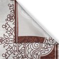 thumbnail image 3 of Ambesonne Vintage Kitchen Curtains, Floral Persian Design, 55"x45", Beige Brown, 3 of 3