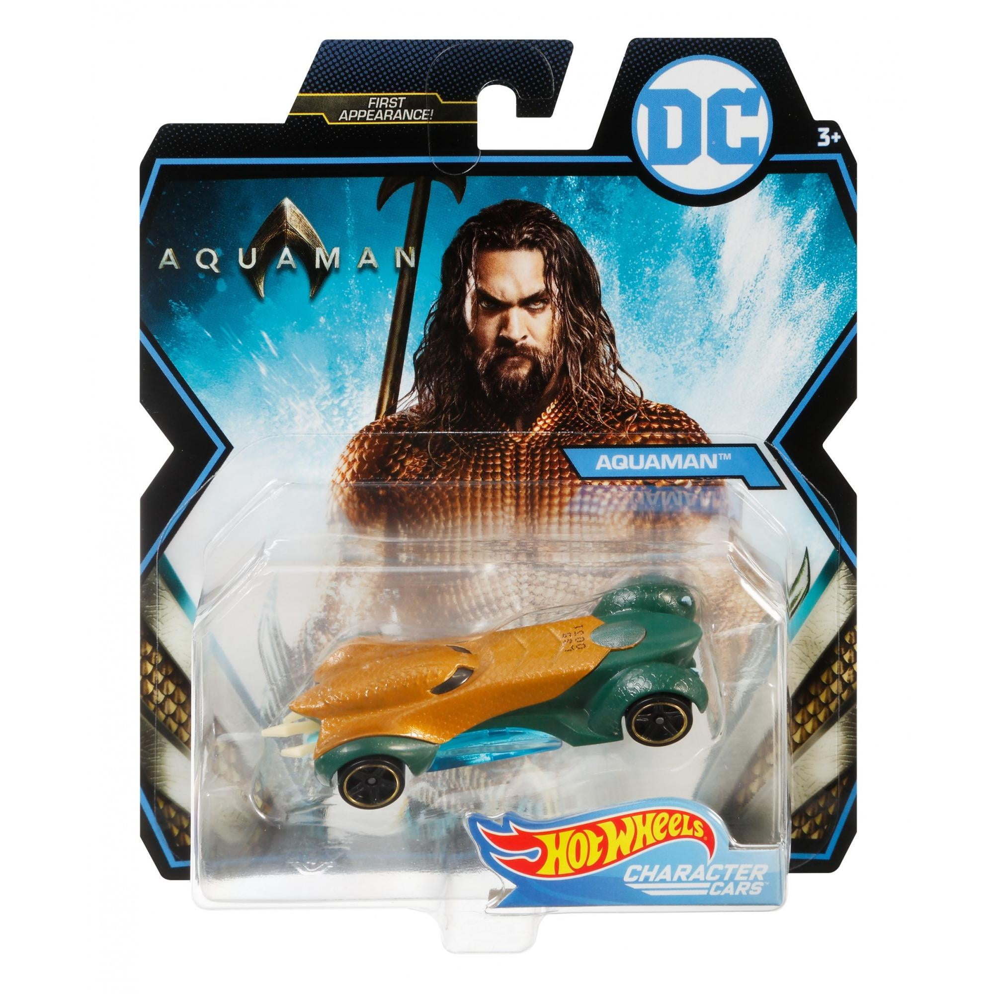 Hot Wheels Dc Universe Aquaman Character Car Walmart Com