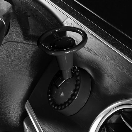 LIORAGLJ One-button Start Lever Decoration for Cars Interior Upgrade with Pull-Down Mechanism (Black)