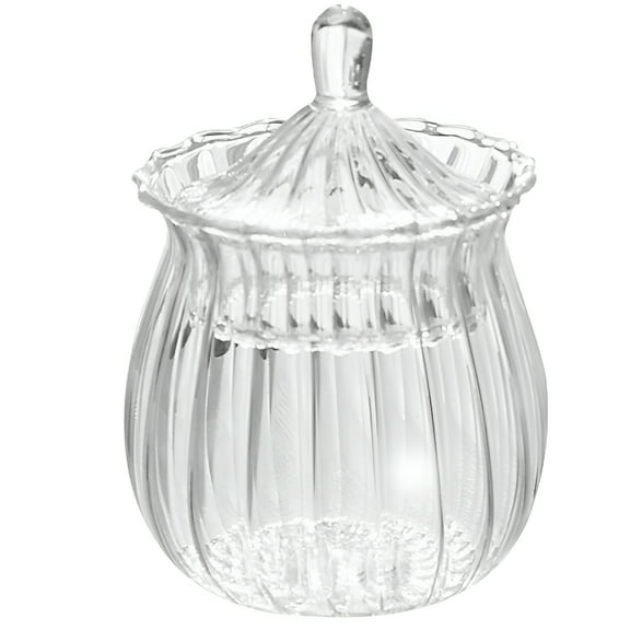 ACDANC Glass Canister Apothecary Jars with Lid for Candy and Desserts