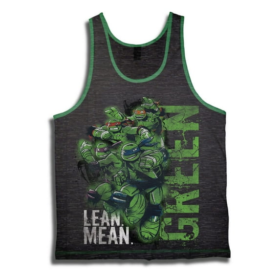 Teenage Mutant Ninja Turtles Lean Mean Green Youth Tank Top T-Shirt | XL