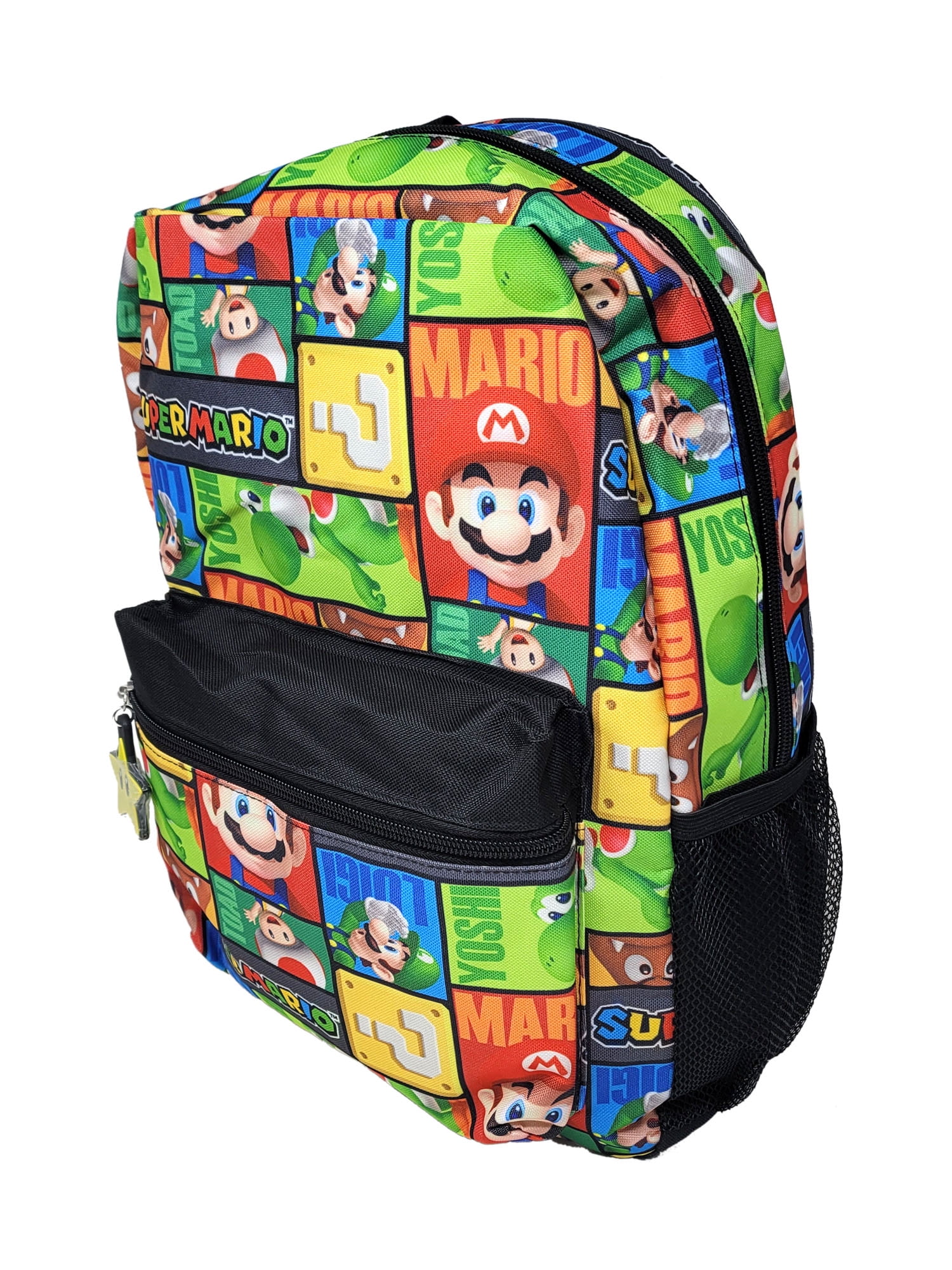 Super Mario Bros Little Boys 16 Pre School Backpack Book Bag Lunch box SET  Kids