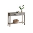 Kings Brand Furniture Wood Console Table with Drawer and Shelf for