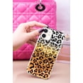 thumbnail image 3 of FINCIBO Soft TPU Clear Case Slim Cover for Apple iPhone 12 mini 5.4" 2020 (NOT FIT iPhone 12/12 Pro 6.1"/iPhone 12 Pro Max 6.7" 2020), Yellow Glitter Black/White Leopard & Black/Yellow Leopard, 3 of 3