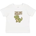 thumbnail image 3 of Inktastic Tiny but Mighty Dinosaur Cartoon Design Boys or Girls Baby T-Shirt, 3 of 5
