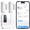 White 2-1, variant on WiFi Door Chime, Door Sensor with Phone Notifications for Safety & Dementia Care, Door Open Alert for and Business Use, 20 Chimes, 5 Volume Levels, 2.4GHz Only