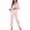 Pink, variant on Azrian Womens Pajamas,Womens Fashion Print Home Wear Two-Piece Suit Long Sleeve Pants Pajama Set Size,White on