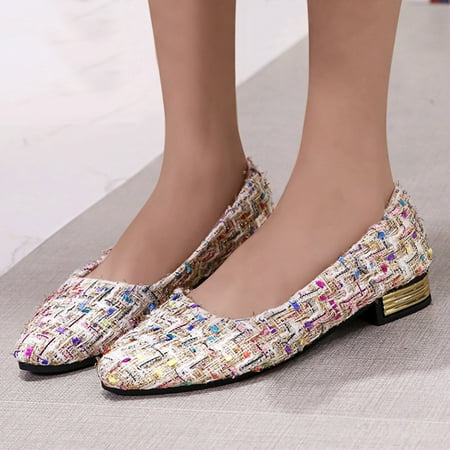

Tangnade Winter Clearance Fashion Casual Shoes Breathable Slip On Outdoor Leisure Shoes for Women