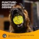 thumbnail image 3 of Pelotas de perro FUSOTO para perros grandes, medianos y pequeños, color amarillo (2), 3 of 9