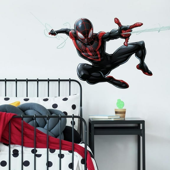 Spider-Man Miles Morales Peel and Stick Giant Wall Decals
