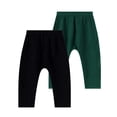 thumbnail image 2 of fatyb 2 Pack Kids Pants Toddler Baby Boys Girls Cotton Elastic Waist Lightweight Casual Summer Trousers, 2 of 5