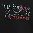 thumbnail image 3 of Disney - Mickey & Minnie Together in Neon - Youth Long Sleeve Graphic T-Shirt, 3 of 5