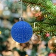 thumbnail image 2 of 6Pcs Christmas Tree Balls Ornaments Macaron Balls Hanging Ornament Shatterproof Pastel Christmas Decor Ball Baubles Xmas Tree Decorations - Blue, 2 of 5