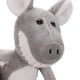 thumbnail image 3 of Gris pierna larga cerdo pierna larga Big Toot Yoga cerdo llavero hebilla, 3 of 5