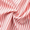 thumbnail image 7 of Little Girls Summer Striped Dress Puff Sleeve Ruffle Collared Dress Semi Formal Casual Cute Toddler Clothes Pink, 5 Years, 7 of 7