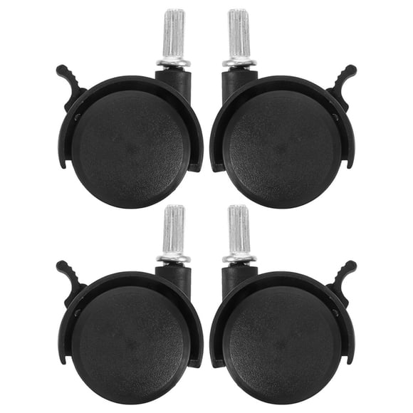 FOMIYES 4Ud Para Carrito De Repuesto Con Para Muebles Negras De Durabilidad